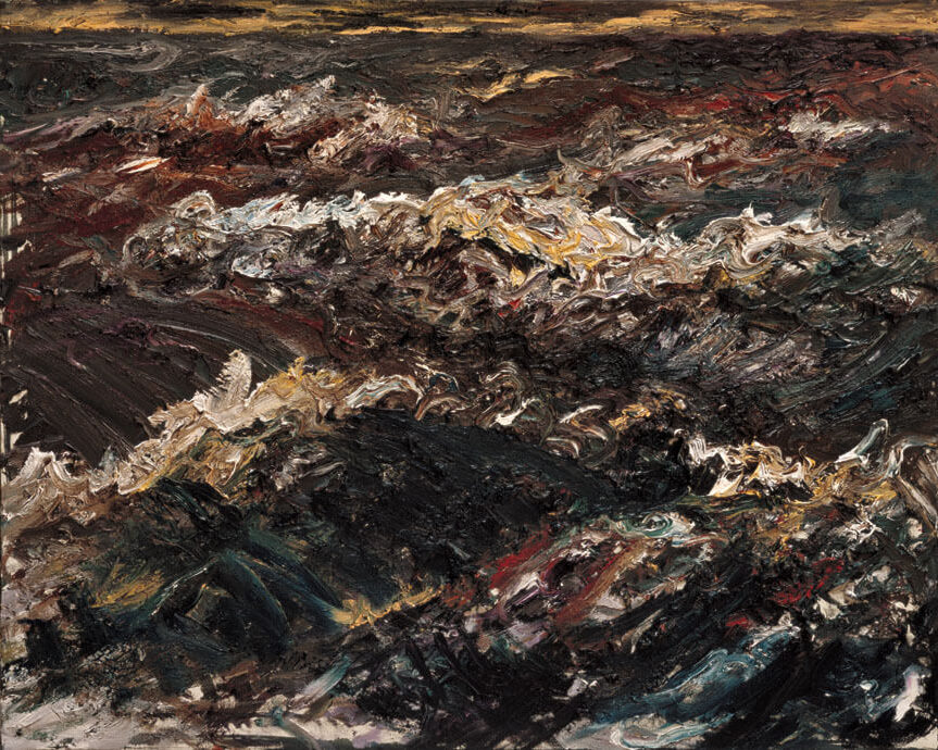 Mare Mosso, 1987 | Öl/Leinwand | 80 × 100 cm | WVZ 658