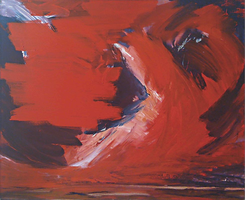 Juli III (Monatsbilder), 1990 | Acryl/Leinwand | 130 × 160 cm | WVZ 867