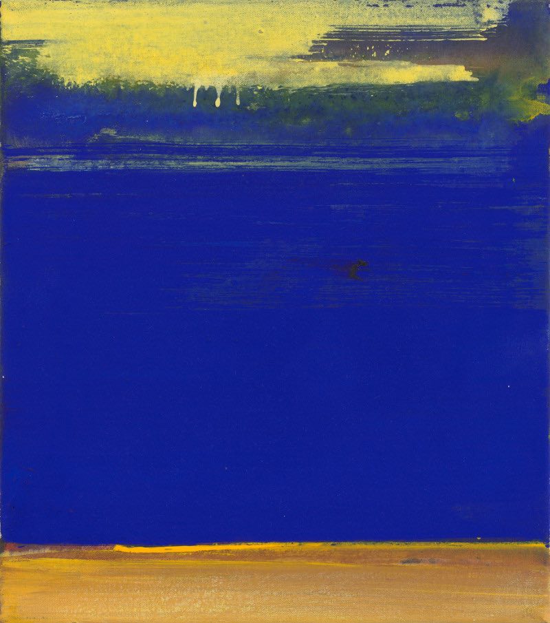 Düne III, 2005 | Acryl/Leinwand | 30 × 26,5 cm | WVZ 1929N3