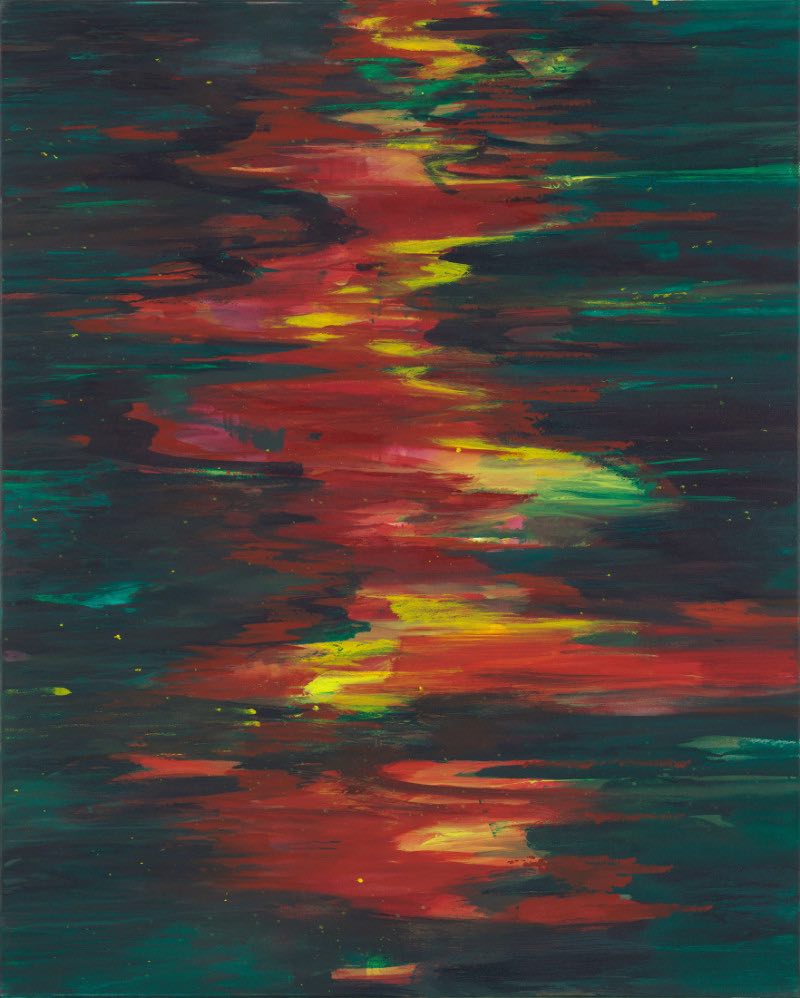 Fluss VII, 2014 | Acryl/Leinwand | 150 x 120 cm | WVZ 2459