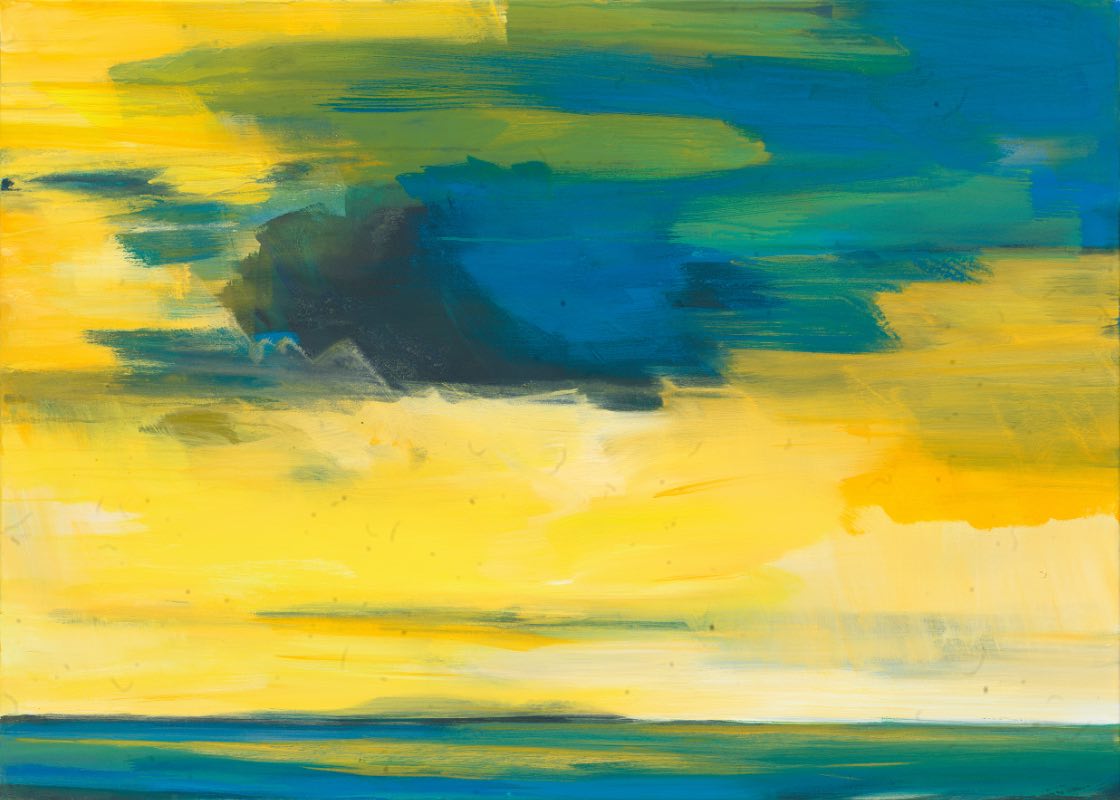 Wolke über Kizhi II, 2004/20 | Acryl/Leinwand | 100 x 140 cm | WVZ 1875