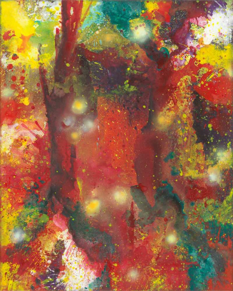 Reflexion über Mai. K.W.S., 2007/18/19 | Acryl/Leinwand | 100 x 80 cm |WVZ  2734N