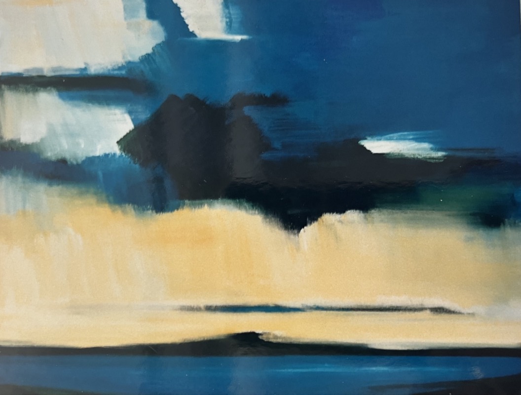 Onega. Wolken, 2004 | Acryl/Leinwand | 90 × 120 cm | WVZ 1868N