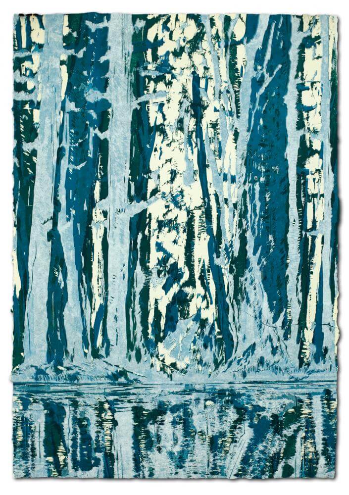 Wald-Spiegel-Wasser, 2011 | 77,0 x 54,0 cm | Unikat | WVZ 443