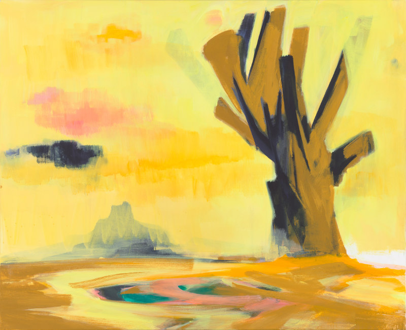 Unintended (Baum 10), 2023 | Acryl/ Leinwand | 130 x 160 cm | WVZ 2913