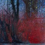 Bernd Zimmer | Kuhschädel II, 1980 | Dispersion/Leinwand | 205 x 300 cm | WVZ 154